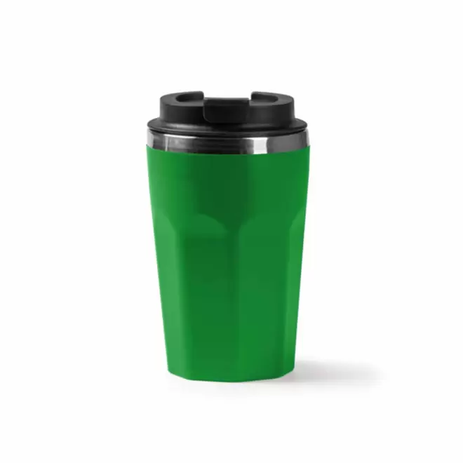 MUG ISOTHERME 400ML PERSONNALISABLE 'DODMAC' - vert