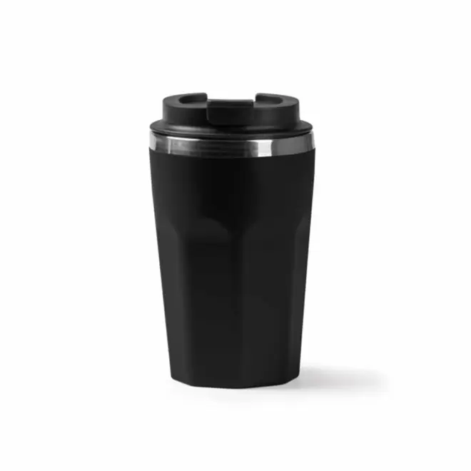 MUG ISOTHERME 400ML PERSONNALISABLE 'DODMAC' - noir
