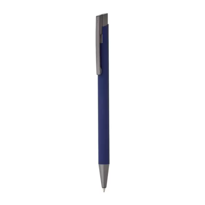 STYLO EN ALUMINIUM FIN PERSONNALISE 'MELEIS' - bleu marine