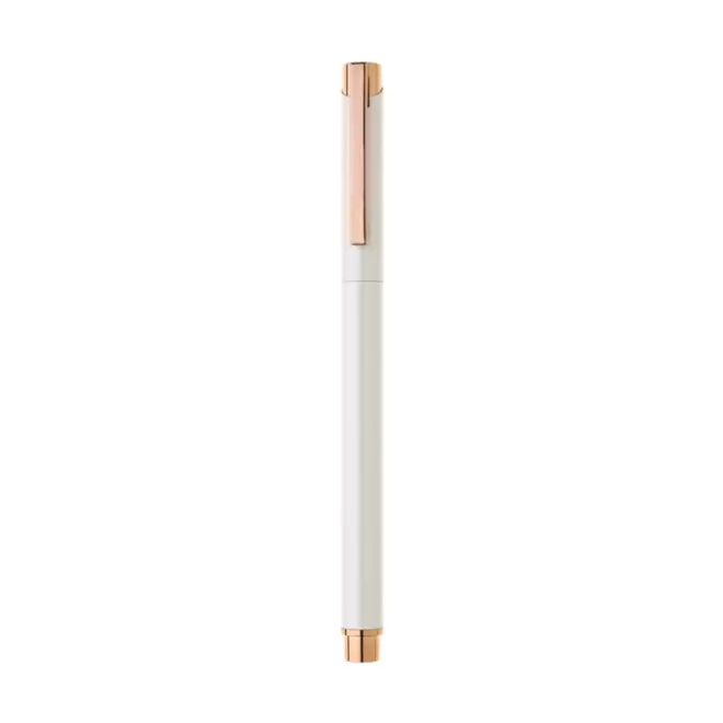 STYLO ROLLER PERSONNALISABLE EN ALU 'ALBI' - rose gold