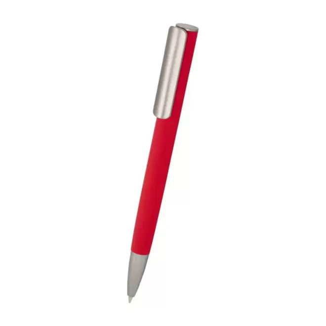 STYLO PERSONNALISE EN ALUMINIUM RECYCLE 'RENON'  - rouge