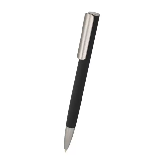 STYLO PERSONNALISE EN ALUMINIUM RECYCLE 'RENON'  - noir