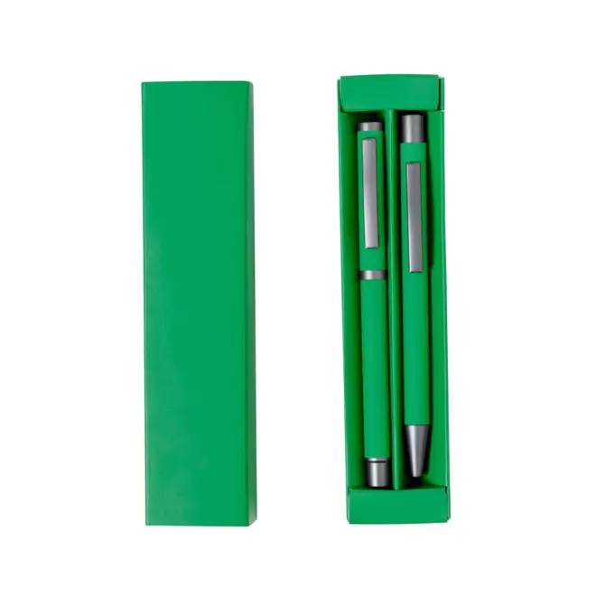 PARURE DE STYLOS PERSONNALISEE 'SOFTLY'  - vert