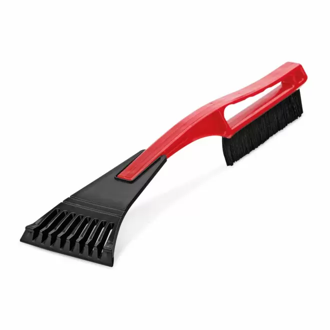 GRATTOIR PARE-BRISE BROSSE PERSONNALISABLE 'KAPEC' - rouge