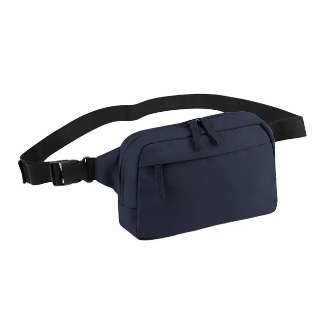 SAC BANANE CROSSBODY RPET PERSONNALISABLE 'CROSBO' - bleu marine