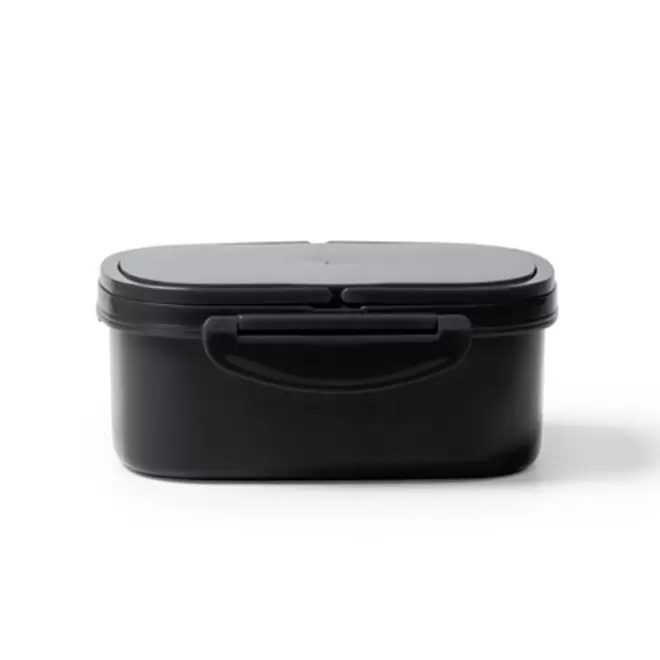LUNCH BOX AVEC POIGNEES 1L PERSONNALISABLE 'PICNU' - noir