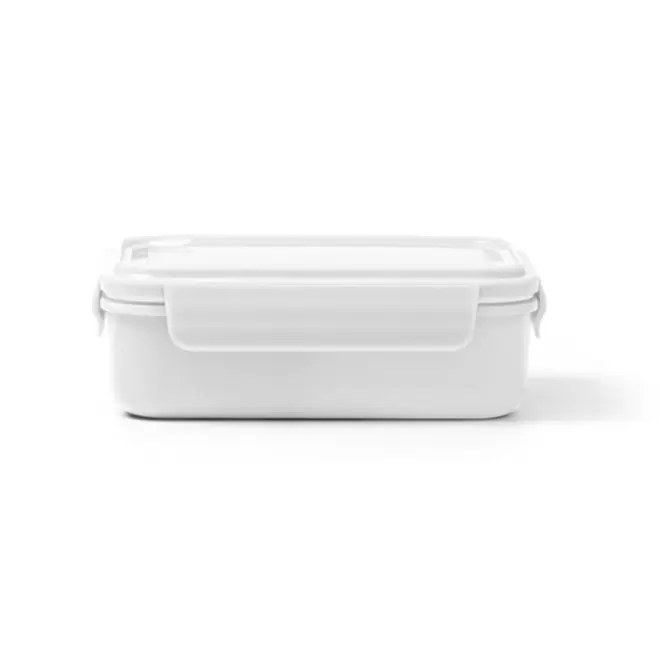 LUNCH BOX COMPARTIMENTE 1.3L PERSONNALISEE 'NOUZ' - blanc