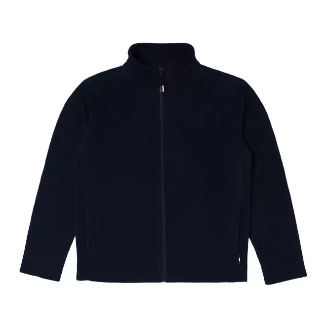 POLAIRE HOMME PERSONNALISABLE MADE IN FRANCE 'ARAVIS' - bleu marine