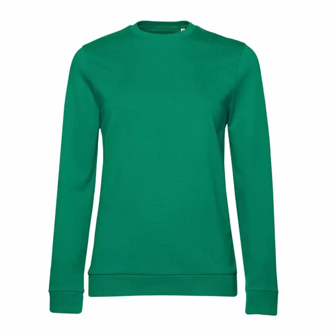 SWEAT COL ROND FEMME PERSONNALISABLE 'TERRY' - vert