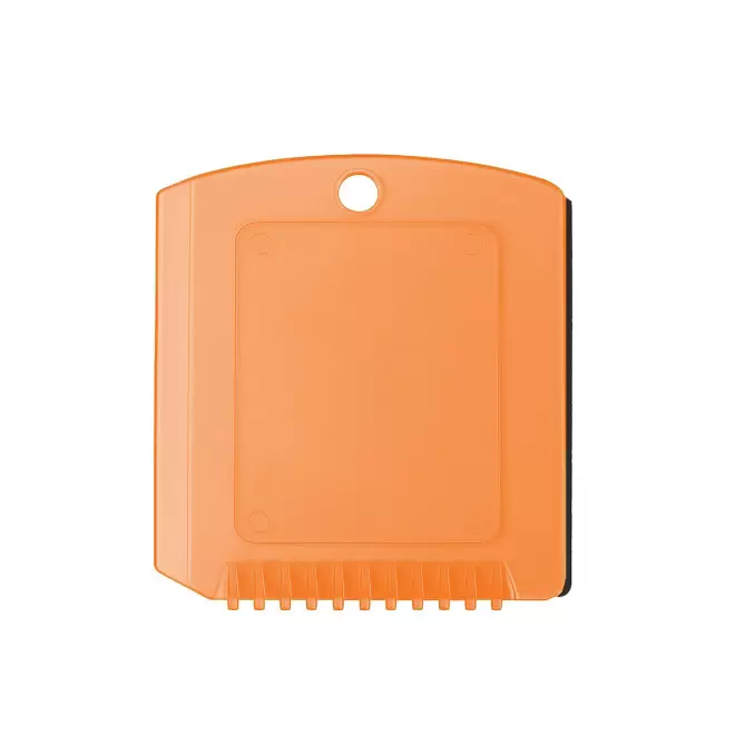 GRATTOIR PARE-BRISE PERSONNALISABLE 'ALPHA' - orange transparent