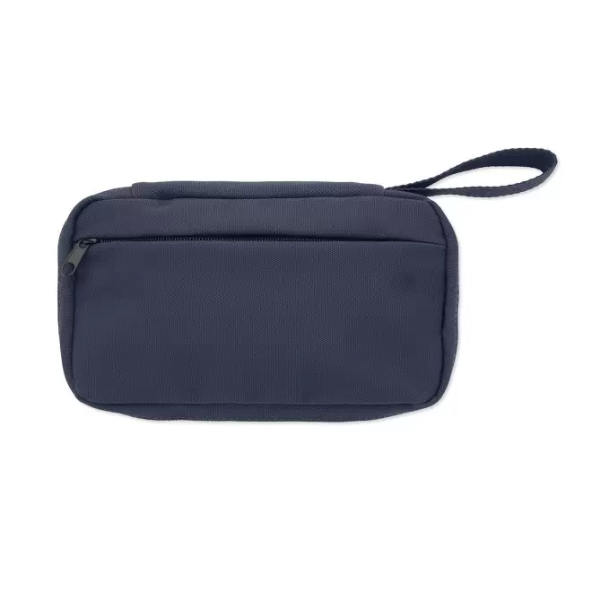 TROUSSE DE TOILETTE EN PU PERSONNALISEE 'KIGO' - bleu marine