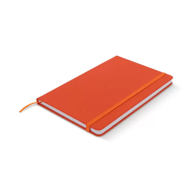 CARNET A5 PUBLICITAIRE EN PU 'DOTTED' - orange