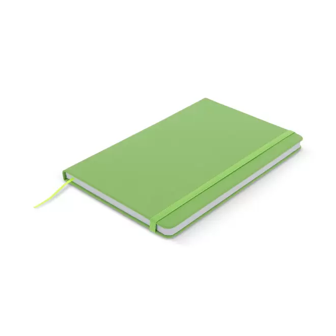 CARNET A5 PUBLICITAIRE EN PU 'DOTTED' - vert clair