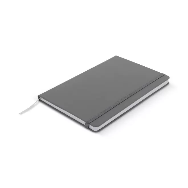 CARNET A5 PUBLICITAIRE EN PU 'DOTTED' - gris