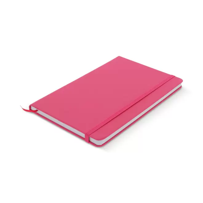 CARNET A5 PUBLICITAIRE EN PU 'DOTTED' - rose
