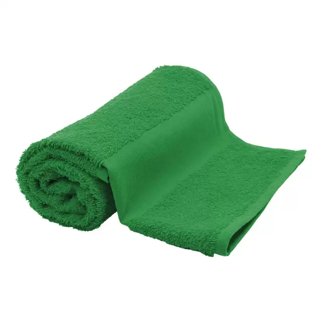 SERVIETTE EPONGE PERSONNALISABLE 'LIBERON 50X100' - vert