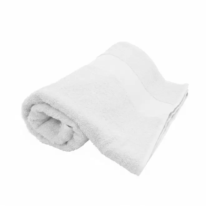 SERVIETTE EPONGE PERSONNALISEE 'LIBERON 70X140' - blanc