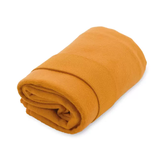 SERVIETTE MICROFIBRE PERSONNALISEE 'MELLOW 30X50' - orange