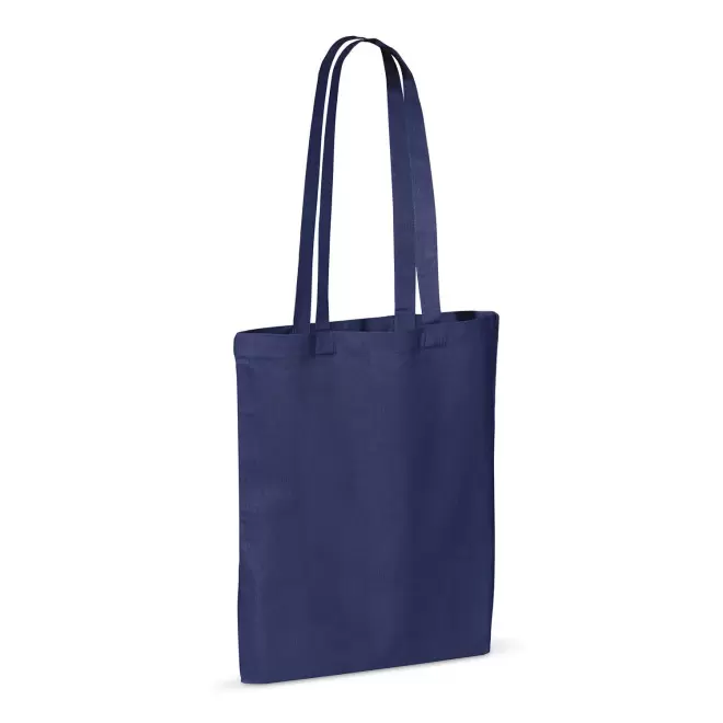 SAC SHOPPING COTON 140 GR/M2 PERSONNALISABLE 'ANTONIO 140' - bleu foncé