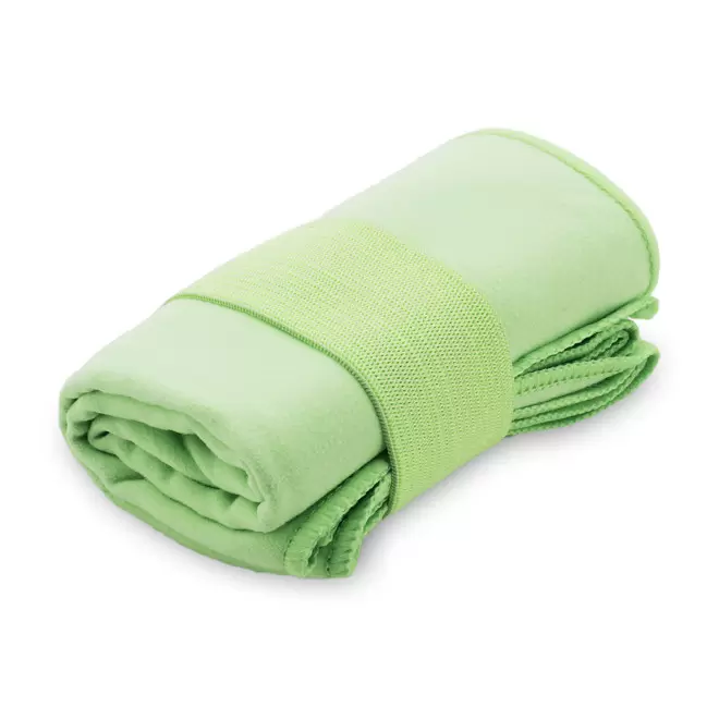 SERVIETTE MICROFIBRE PERSONNALISEE 'MELLOW 30X50' - vert