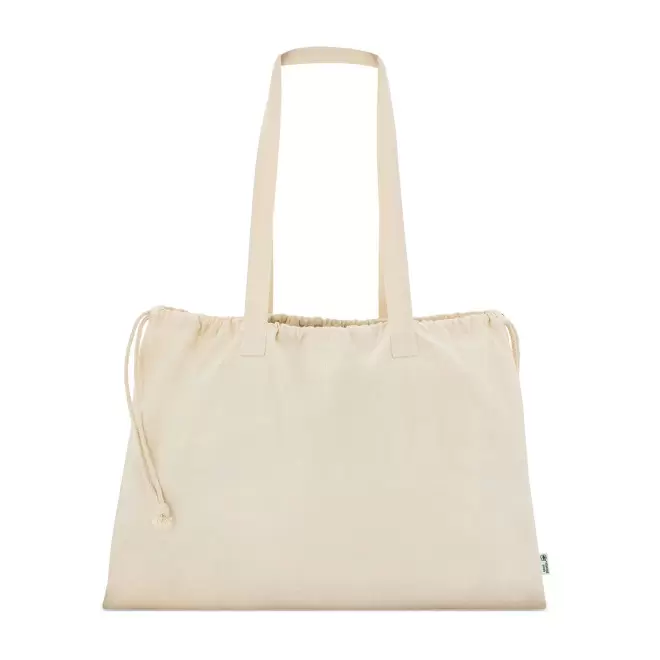 SAC AVEC CORDON DE SERRAGE PERSONNALISABLE 'SYSTOM COUL' - naturel