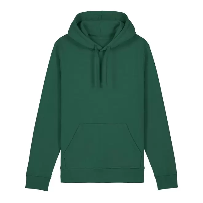 SWEAT-SHIRT CAPUCHE MIXTE PERSONNALISE 'DRUMMER 2.0' - vert bouteille
