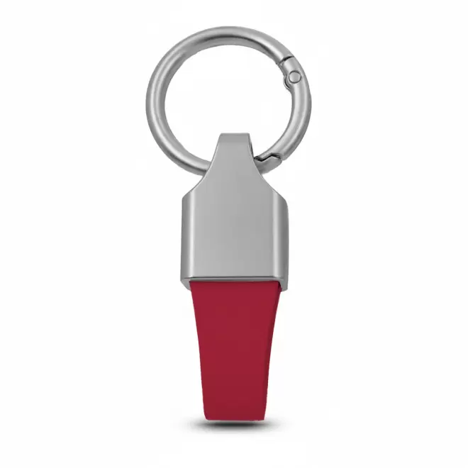 PORTE CLE AUTOMOBILE EN PU PERSONNALISABLE 'ZELIOS' - rouge profond