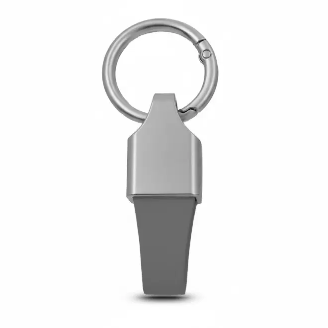 PORTE CLE AUTOMOBILE EN PU PERSONNALISABLE 'ZELIOS' - gris foncé