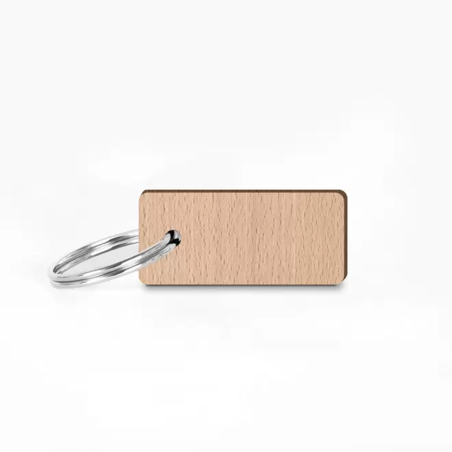 PORTE CLES ENGAGE EN BOIS PERSONNALISABLE 'SESAME' - bois