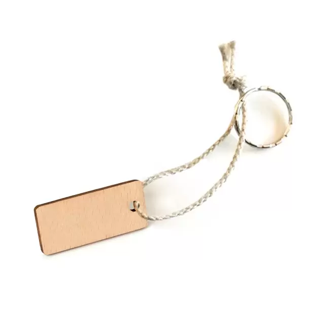 PORTE CLES ENGAGE EN BOIS PERSONNALISABLE 'SESAME' - bois