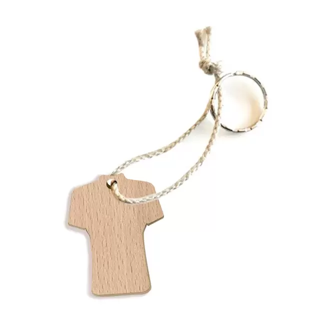 PORTE CLES ENGAGE EN BOIS PERSONNALISABLE 'SESAME' - bois