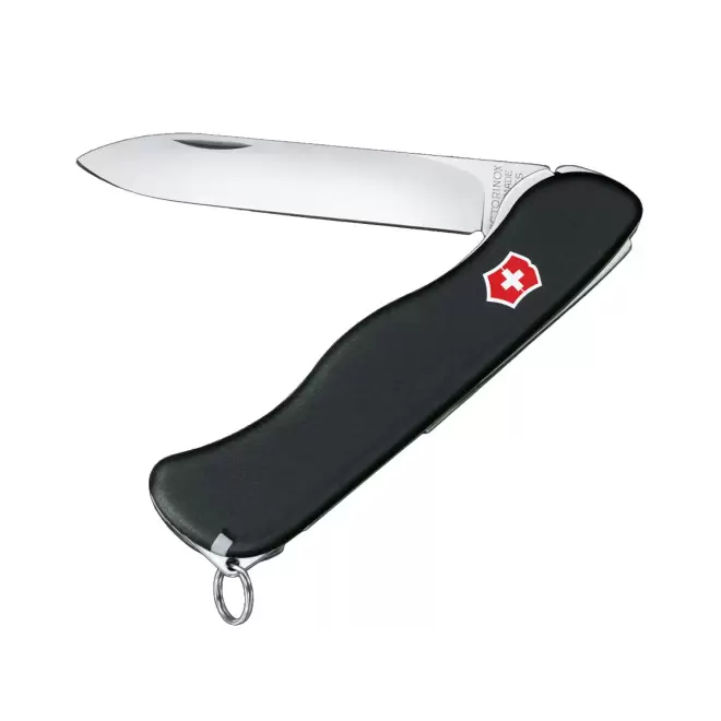 COUTEAU DE POCHE VICTORINOX PERSONNALISE 'SENTINEL' - noir