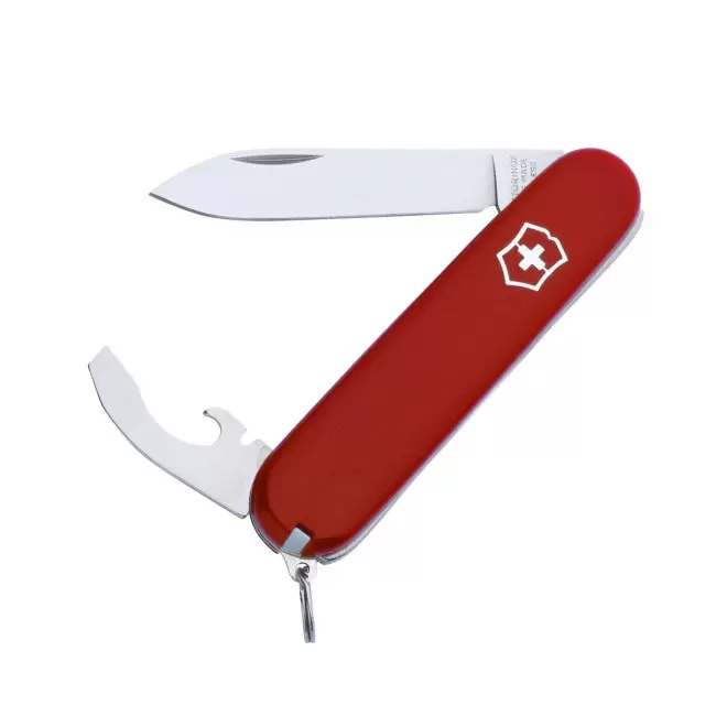 COUTEAU DE POCHE VICTORINOX PERSONNALISE 'BANTAM' - rouge