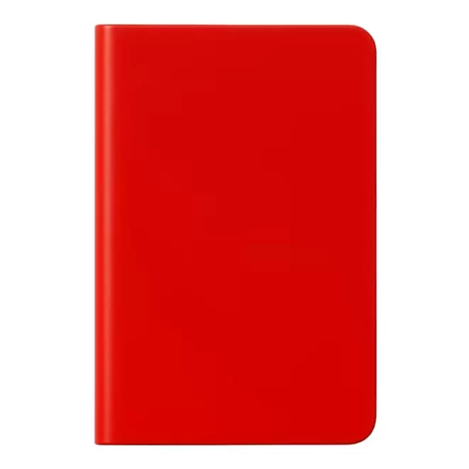 CARNET PU SOUPLE A5 PERSONNALISABLE 'LUGHA' - rouge