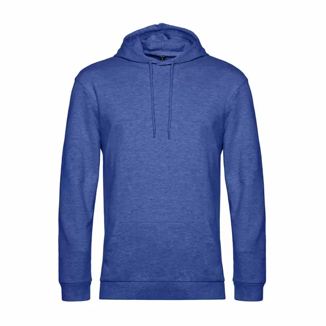 SWEAT CAPUCHE MIXTE PERSONNALISABLE 'TERRY' - royal chiné