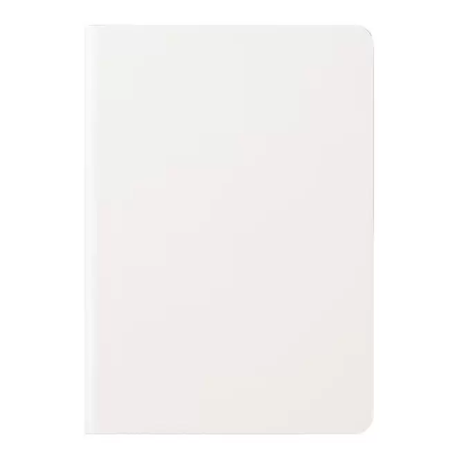 CARNET PUBLICITAIRE PU SOUPLE A6 'LUGHA' - blanc