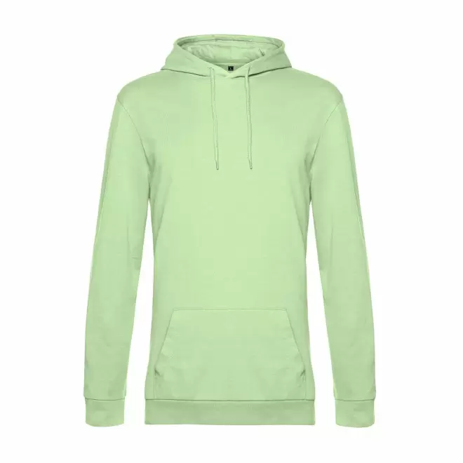 SWEAT CAPUCHE MIXTE PERSONNALISABLE 'TERRY' - vert clair