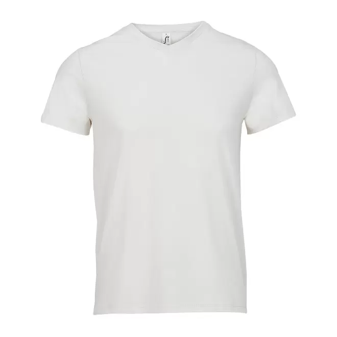 TEE-SHIRT MIXTE COULEUR PERSONNALISABLE 'REGENT V' - écru