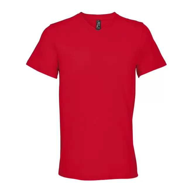 TEE-SHIRT MIXTE COULEUR PERSONNALISABLE 'REGENT V' - rouge