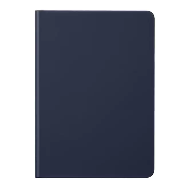 CARNET PUBLICITAIRE PU SOUPLE A6 'LUGHA' - bleu marine