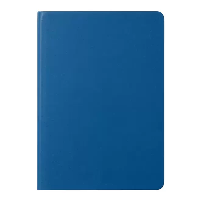 CARNET PUBLICITAIRE PU SOUPLE A6 'LUGHA' - bleu