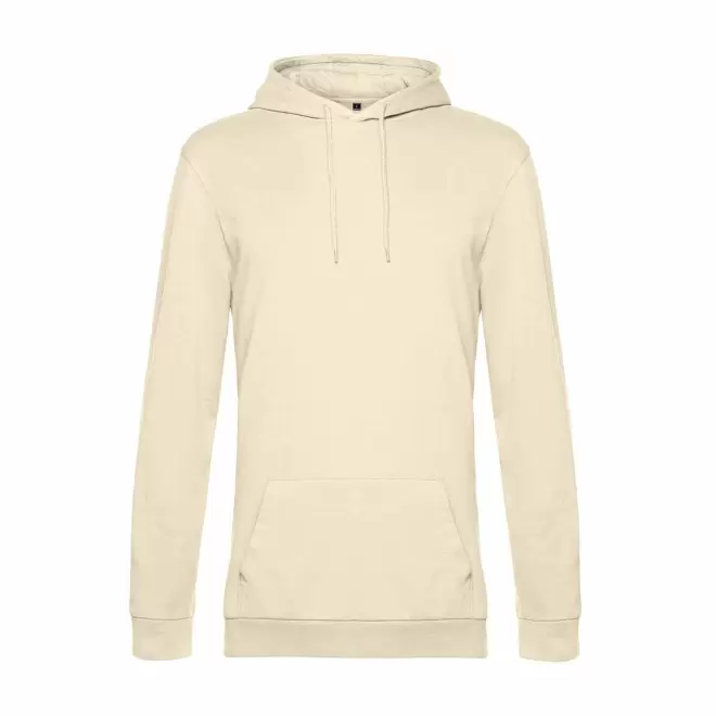 SWEAT CAPUCHE MIXTE PERSONNALISABLE 'TERRY' - jaune pâle
