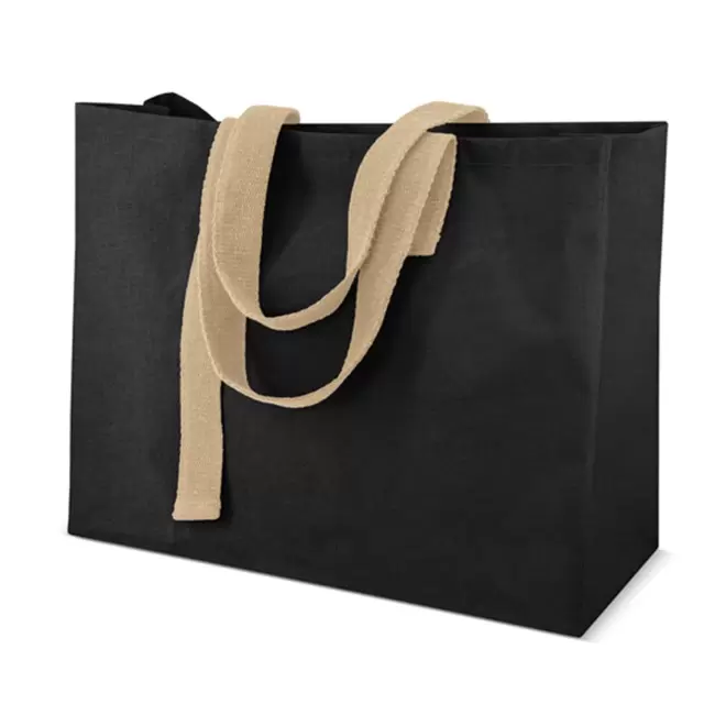 SAC XXL FERMETURE PRESSION PERSONNALISABLE 'YADINO' - noir