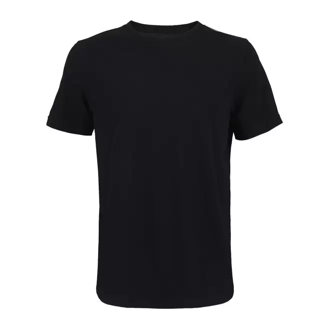 TEE-SHIRT MIXTE COULEUR PERSONNALISABLE 'TUNER' - noir