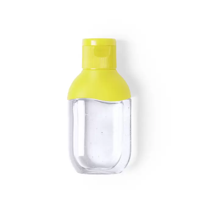 GEL NETTOYANT MAIN PERSONNALISABLE 'VIXA' - jaune