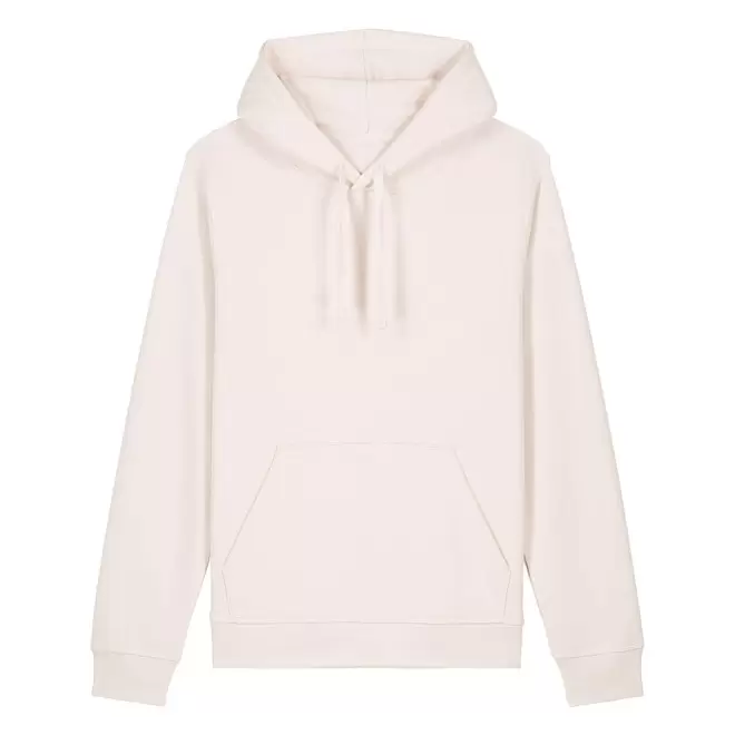 SWEAT-SHIRT CAPUCHE MIXTE PERSONNALISE 'DRUMMER 2.0' - blanc cassé