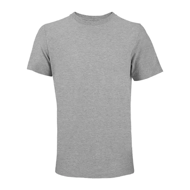 TEE-SHIRT MIXTE COULEUR PERSONNALISABLE 'TUNER' - gris chiné