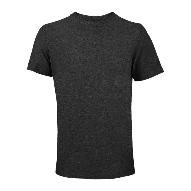 TEE-SHIRT MIXTE COULEUR PERSONNALISABLE 'TUNER' - gris anthracite