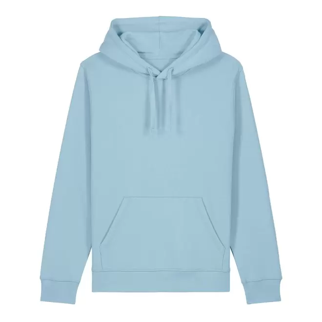 SWEAT-SHIRT CAPUCHE MIXTE PERSONNALISE 'DRUMMER 2.0' - bleu ciel