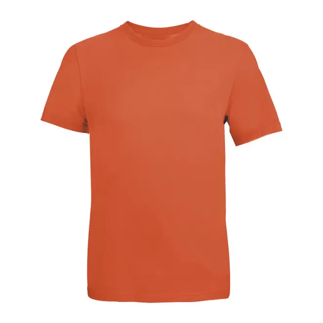 TEE-SHIRT MIXTE COULEUR PERSONNALISABLE 'TUNER' - orange